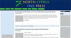 Desktop Screenshot of northcyprusfreepress.com
